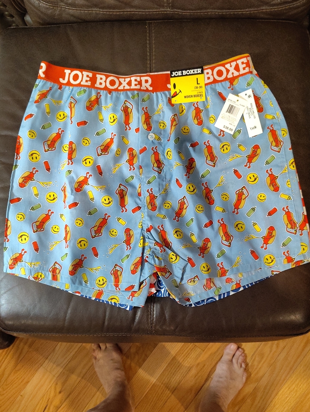 Men's Joe Boxer Woven Boxers (3 Pair)